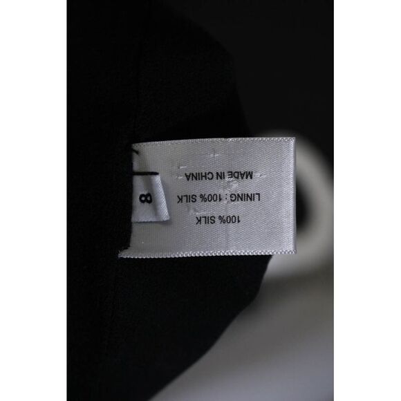 Proenza Schouler Womens Spotted V Neck Sleeveless Shift Dress Red Black Size 8 - Picture 6 of 7